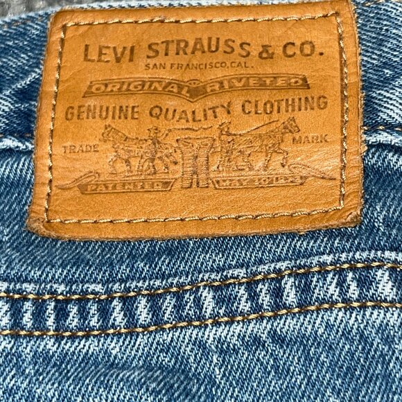 LEVI'S BIG E WEDGIE Button Fly Premium Denim Blue Jeans - EUC - Size 29 - Picture 7 of 11